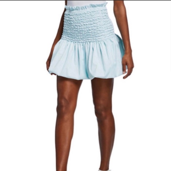 NWT Petersyn Smocked Popcorn Bubble Mini Skirt - Picture 5 of 5